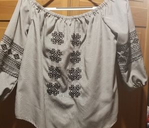 Off the shoulder blouse